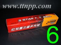 DHS 3 Stars Balls Orange x 6